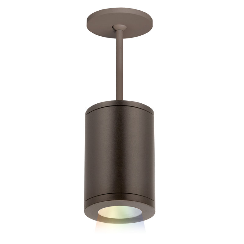Tube 1 - Light LED Pendant, Narrow, Bronze, 30.98" H x 6" W x 9.53" D