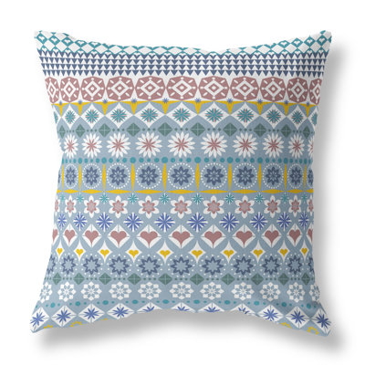 Shape Synergy Outdoor Reversible Throw Pillow