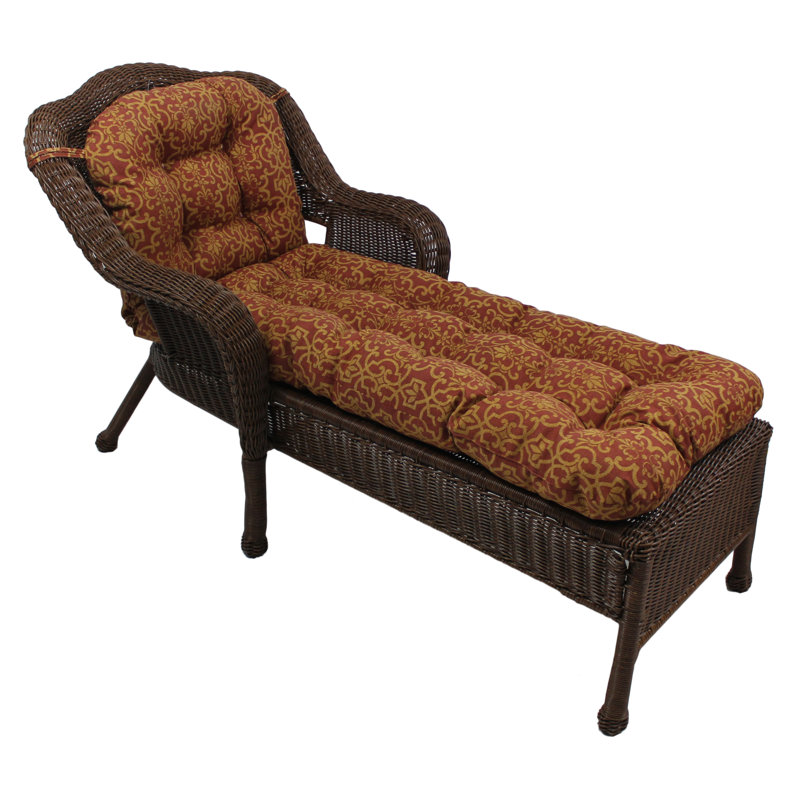 Coussins de chaise longue intérieur / extérieur, Paprika Vanya