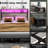 Bed Frame with 2-Tier Storage Headboard, Platform Bed with LED Lights and Charging Station, Underbed Storage Space-534777983-521524618