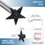 Tringle à rideaux simple Richlands Star-274486034-274486032