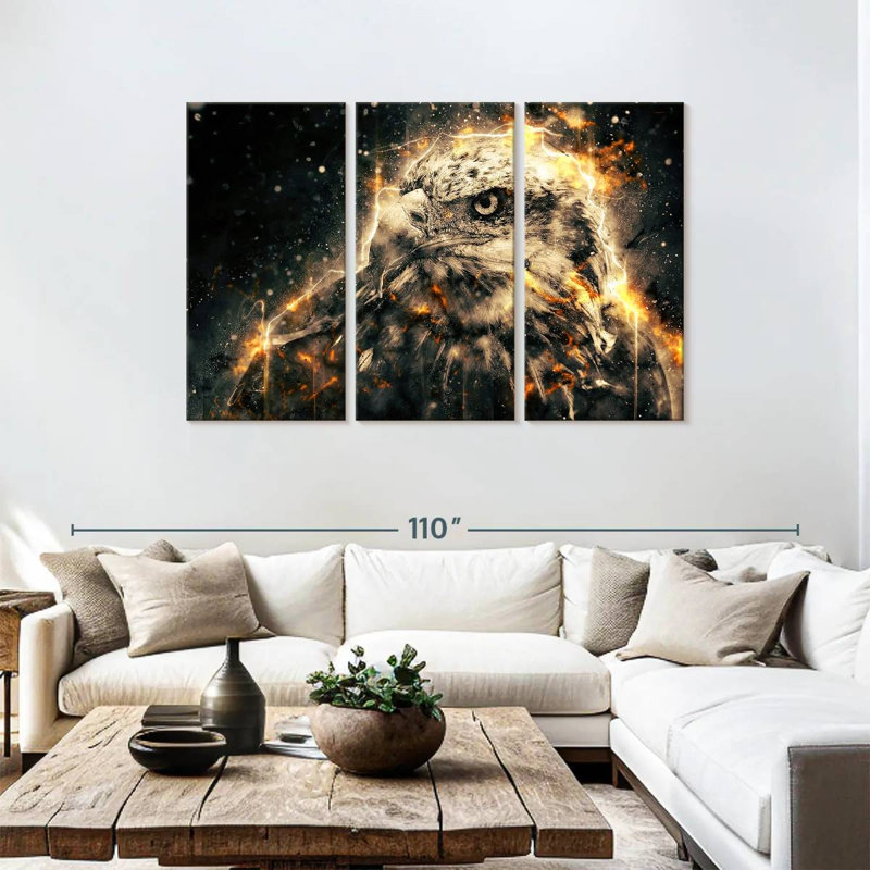 Brampt Majestic Eagle, 48" H x 74" W