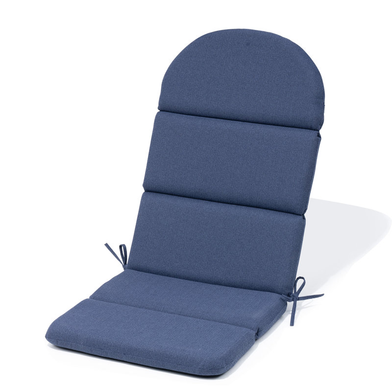 Coussin de siège / dossier Adirondack de 2,36 po Ebern Designs, 1, Gris, polyester