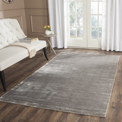 Mcelroy Handmade Flatweave Steel Area Rug.