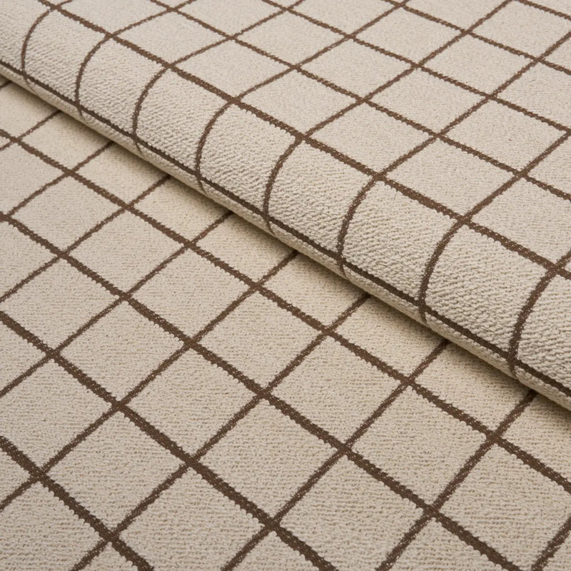 Tissu Schumacher X Caroline Z Hurley Tucson, Brun