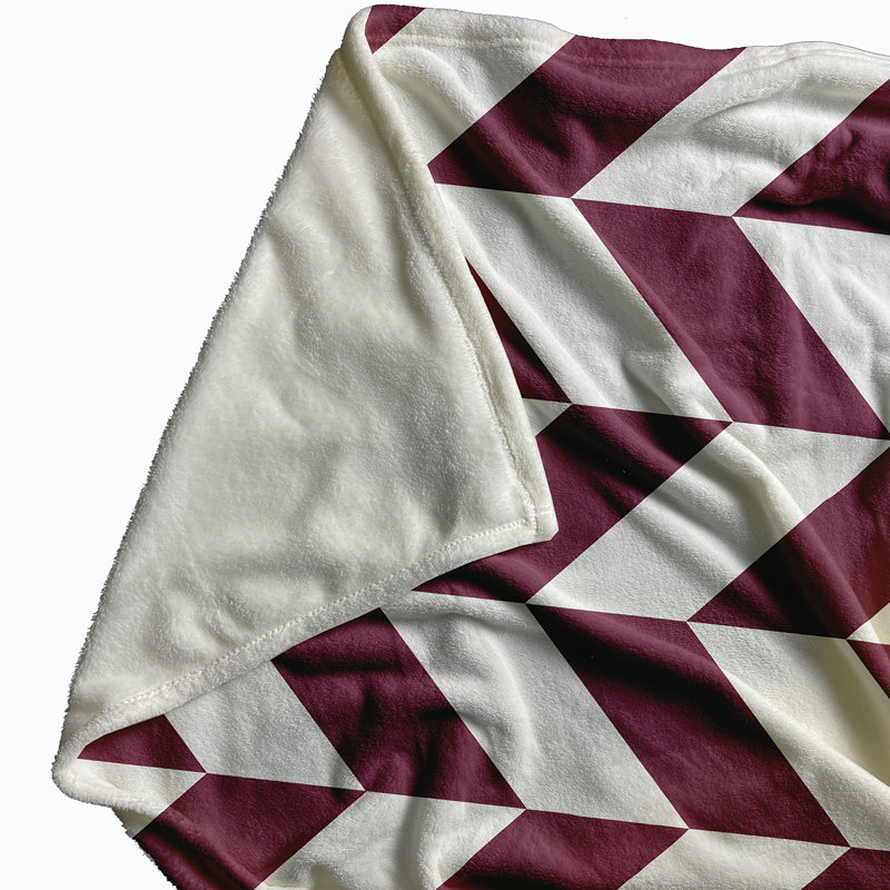 Solange Plain Weave / Muslin Throw Blanket, Purple