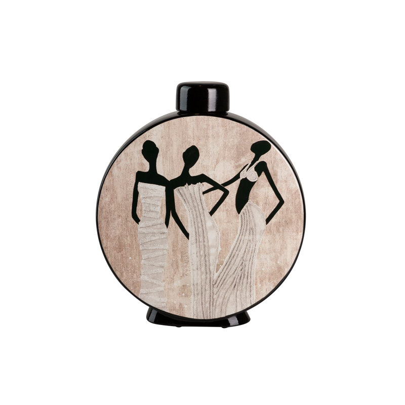 Decorative Jar 1, 33" H x 28" W x 8" D