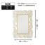 Miroir mural décoratif avec cadre doré, verre léger de haute qualité, montage vertical et horizontal, cadeau-1506970451