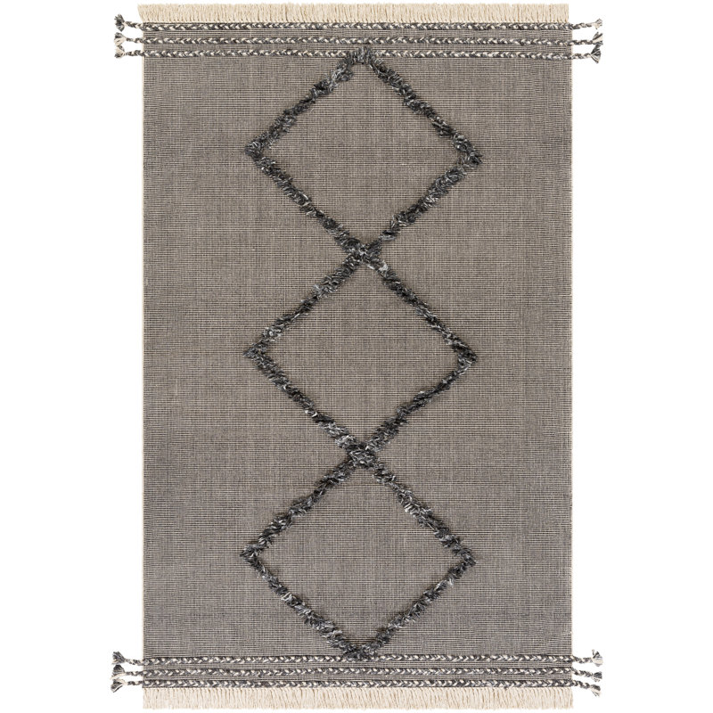 Palo Alto Cotton Geometric Area Rug, Rectangle 8'6" x 12'