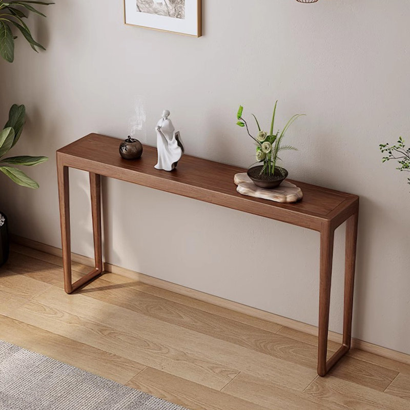 Chinese-style modern simple console table, Brown