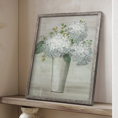 Simply Hydrangeas I, reproduction encadrée - bois massif 49195