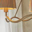 Wrangler 3lt Pendant light finished and Raffia-103222542
