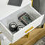 Mullica 45cm W Steel Bedside Table