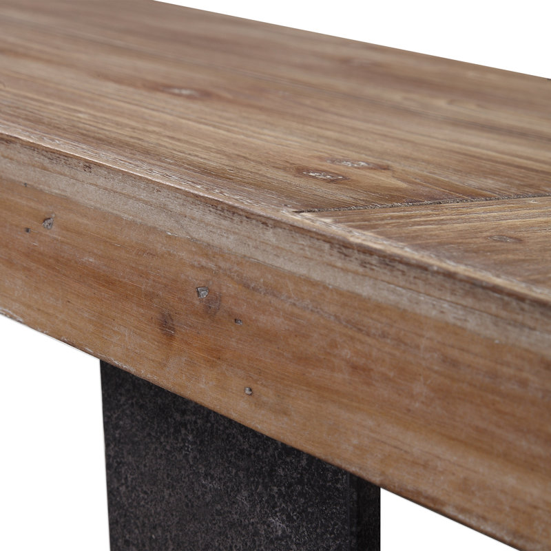 Phillipston 55'' Solid Wood Top Console Table