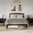 Elliana Solid Wood Platform Bed with Trundle-81971009-81971008