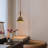 1-light Rustic Pendant Light