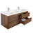 Azden 47" Wall-Mounted Double Bathroom Vanity Set-560448670