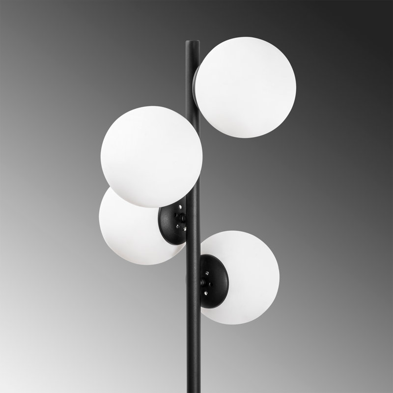 Lampe sur pied à branches 51 "Pékin, Noir