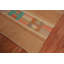 Tapis rayé en jute kilim 9 x 12