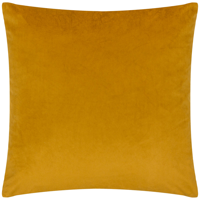 Chalsey Geometric Square Cushion, Gold/Blue