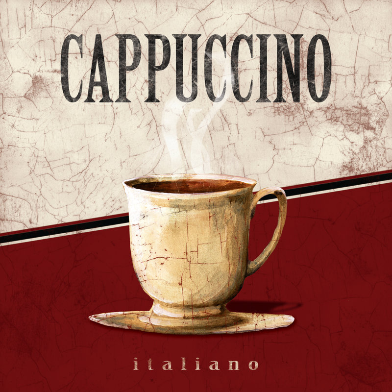 Cappucino - Wrapped Canvas Print, 76cm H x 76cm W x 3.8cm D