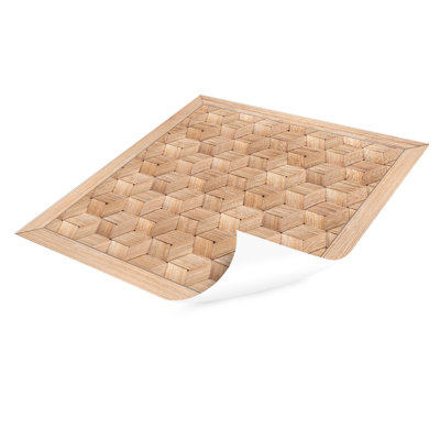 Fairview Non-Slip Geometric Doormat