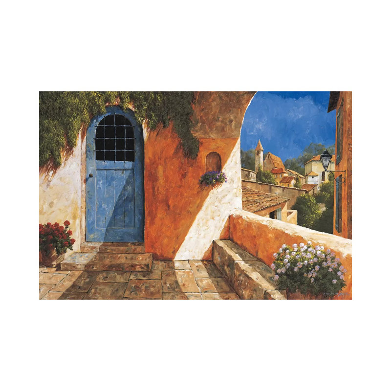 The French Door by Gilles Archambault - Wrapped Canvas Painting, 66.04 cm H x 45.72 cm W