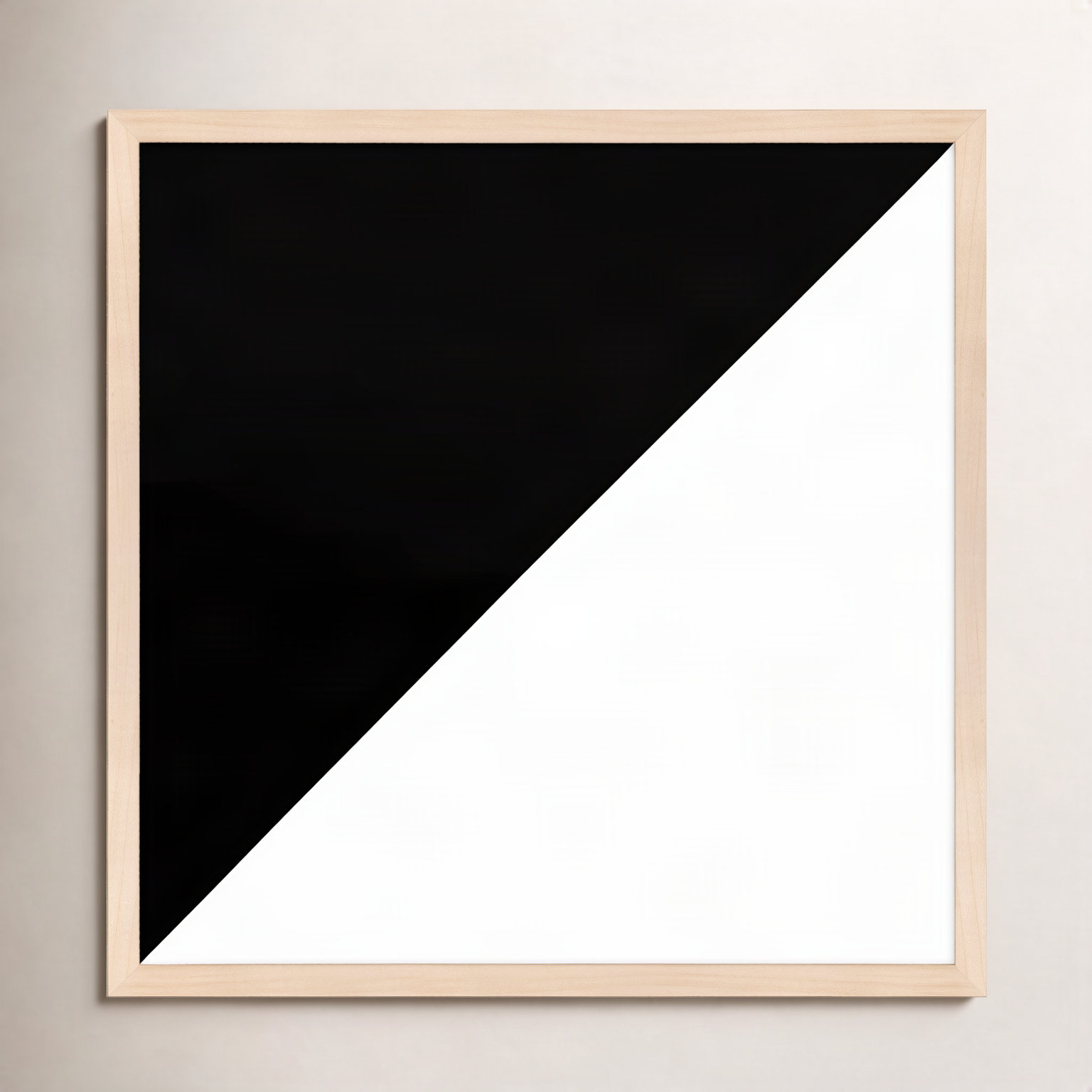 Half Framed Graphic Art Print, 36" H x 36" W, Brown Framed