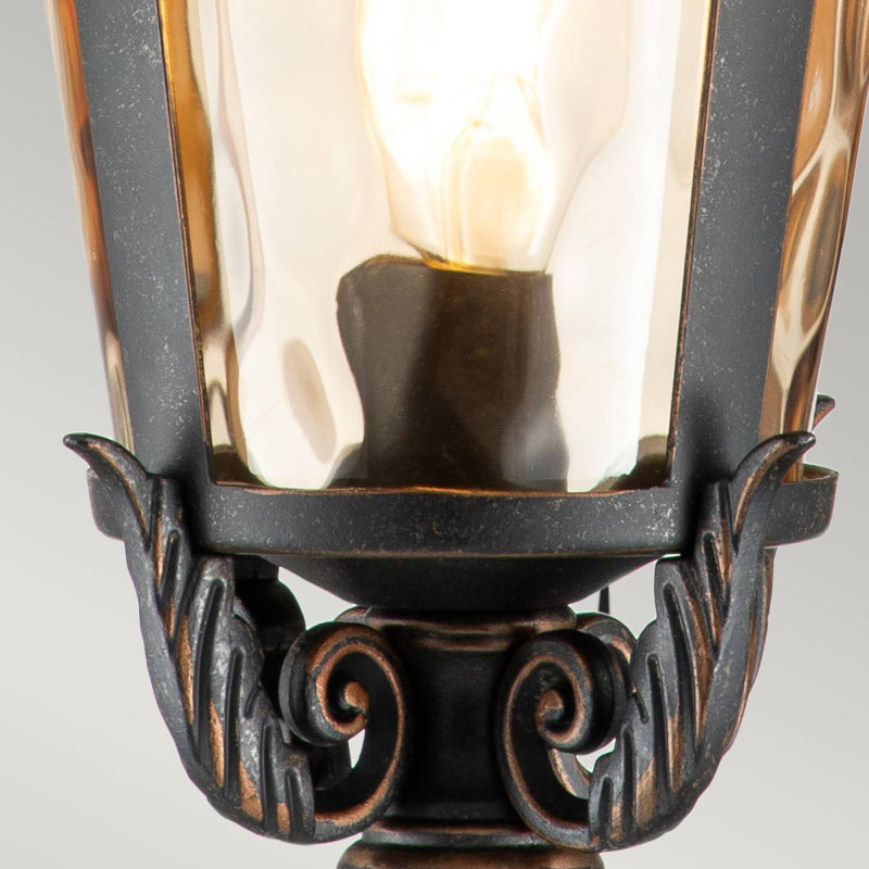 Vencimont Old Bronze Outdoor Wall Lantern, Large