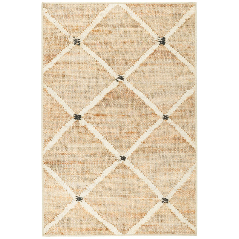 Kali Natural Machine Washable Rug, Rectangle 6' x 9'