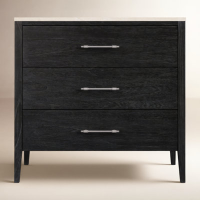 33" Genuine Marble Dresser