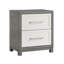 Table de chevet 2 tiroirs