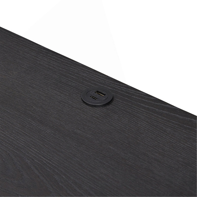 Small Nightstand - Peppercorn, Black