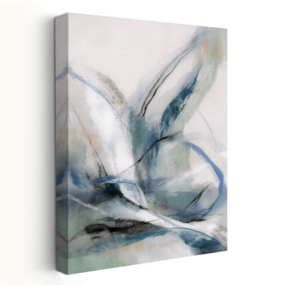 Azure Flow - Abstract Watercolour Nature Movement Art