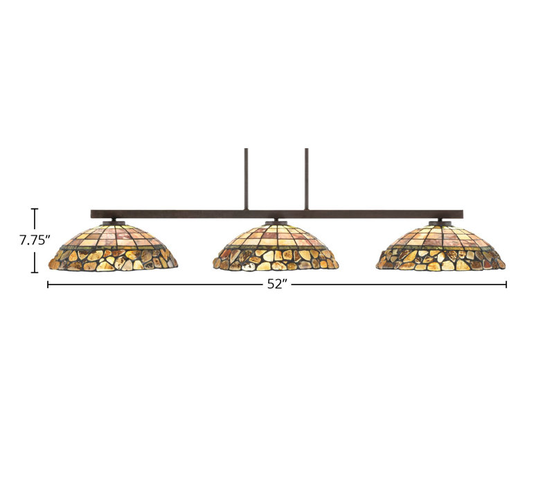 Luminaire suspendu 3 lumières Antwuan