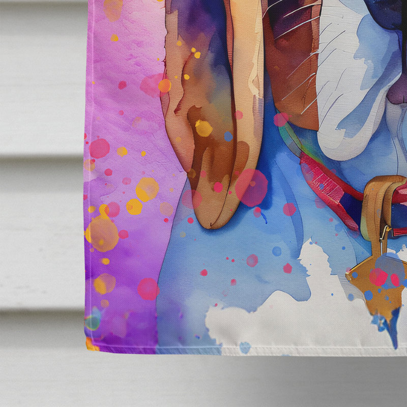 Drapeau de la maison Hippie Dawg, Basset hound