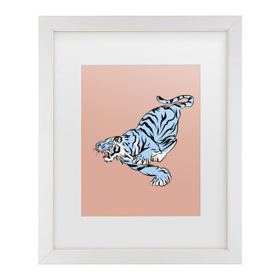 «Little Dean Chassing Tiger», art encadré