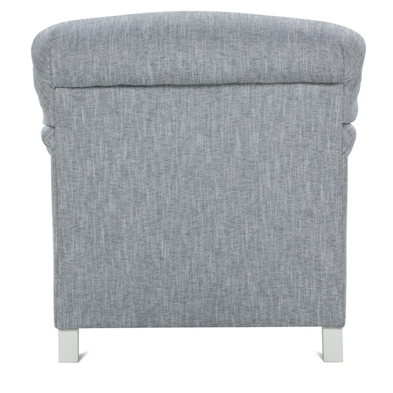 Brampton Armchair, Gray Performance Twill (SW100-56), Ivory