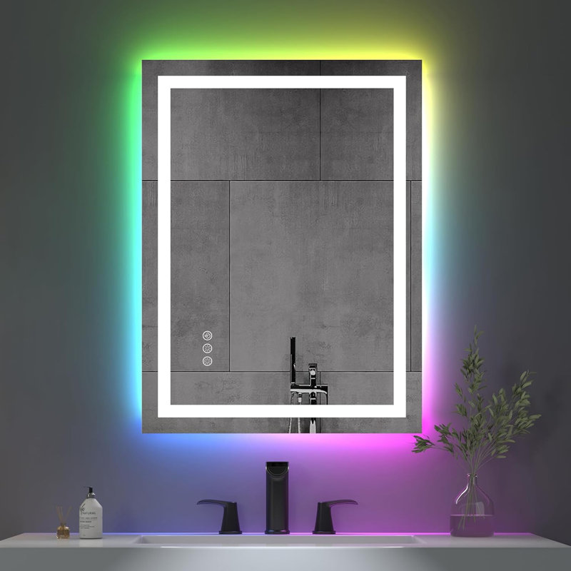 Miroir de salle de bain Lunara, 24" x 36", Rectangulaire