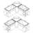 Modular L-Shaped Glass Computer Desk