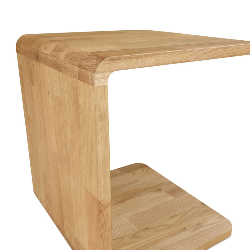 Carrie Side Table Walnut, Natural