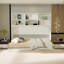 Lit horizontal moderne avec tablette - simple pour optimiser l'espace