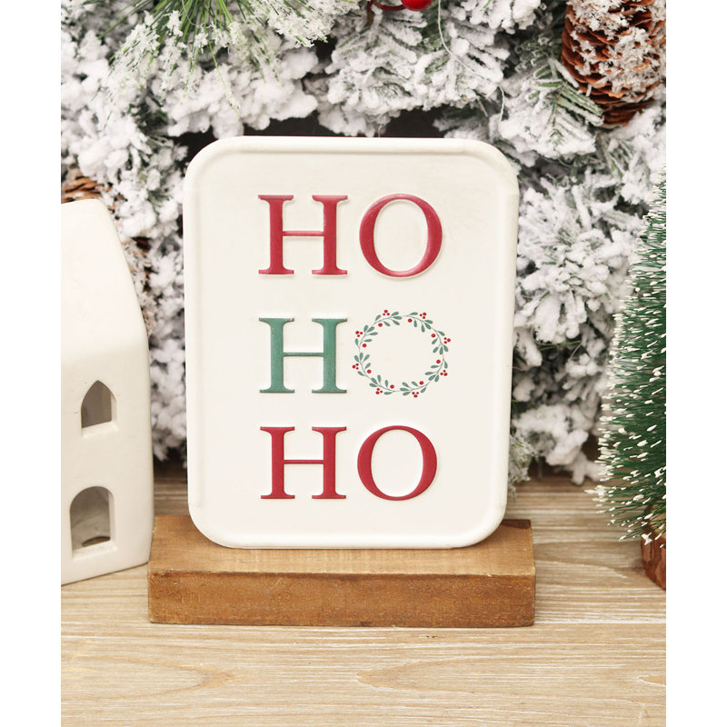 Panneau Ho Ho Ho