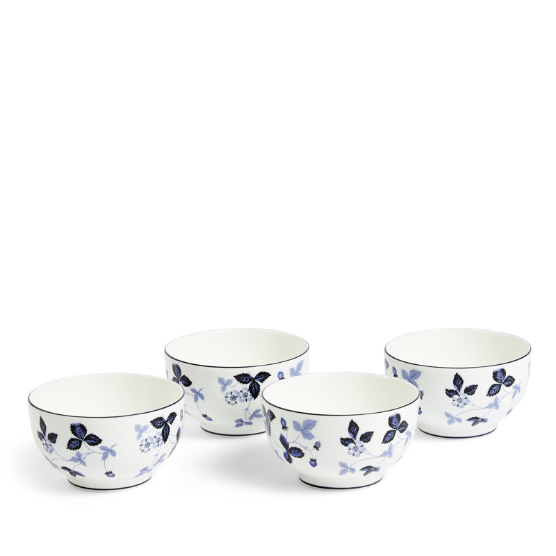 Wild Strawberry Inky Blue 15-Piece Dinnerware Set