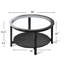 Table basse avec rangement Table de salon Table basse ronde Table basse en verre