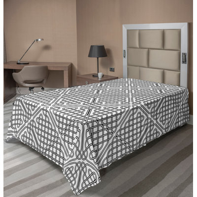 Ambesonne Print Top Flat Sheet