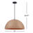Annemary 1 - Light Brown Single Pendant