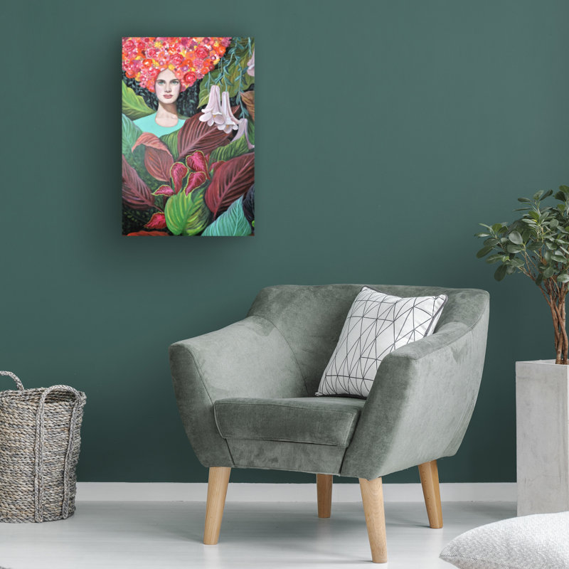 Art sur toile «Bachelor Sylvie Demers Sortir De Lombre», H 19 po x l 12 po