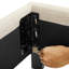 Lit plateforme tapissier touffeté