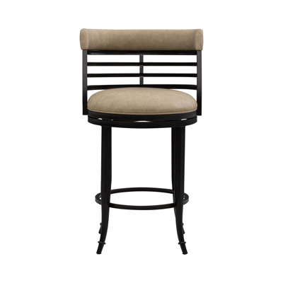 Tabouret de bar pivotant à hauteur de comptoir Conover